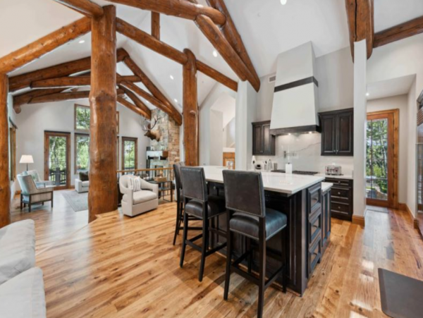 Ski in via Bedstraw and shuttle out Bachelors Gulch Residence